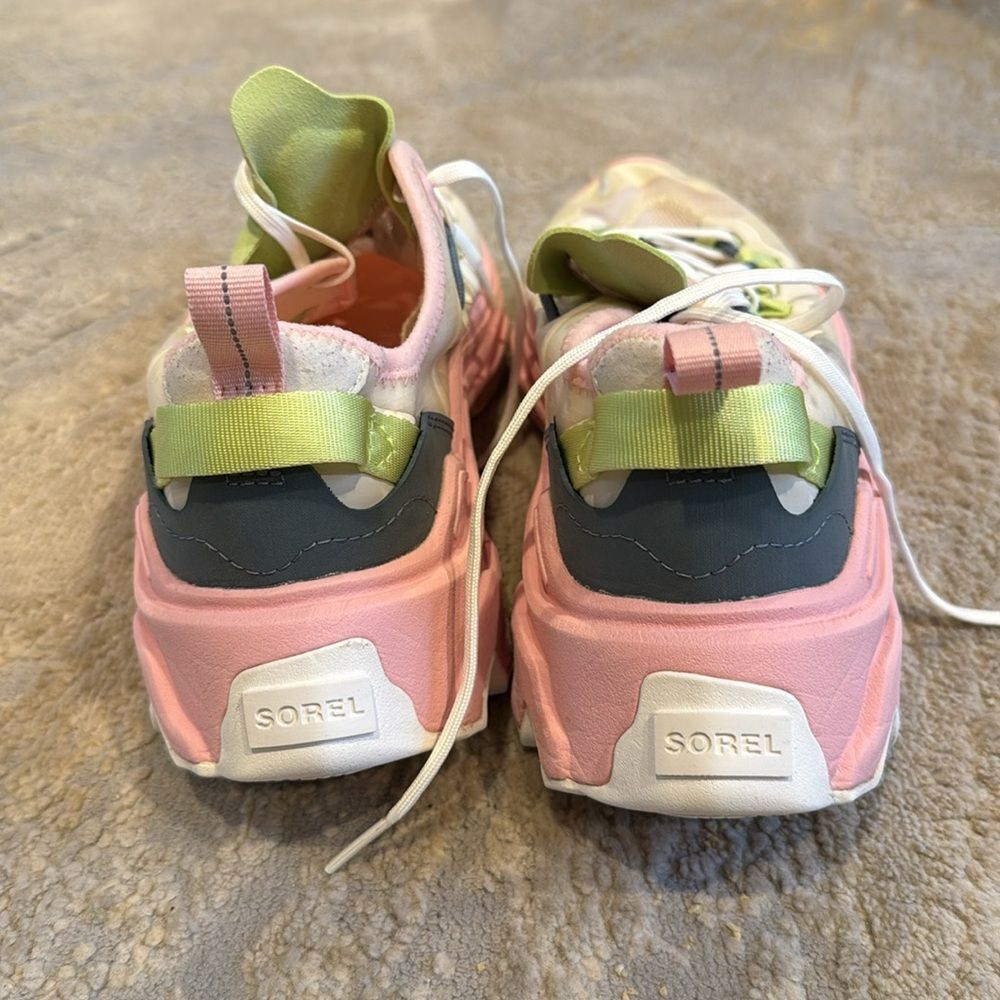 Women’s Pink Chunky Athletic Sneakers - Picture 2 of 10